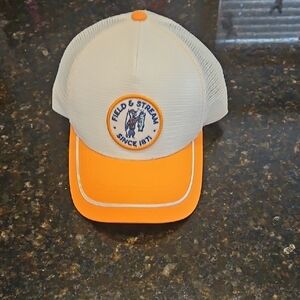 Field & Stream Orange and White Cap - Morgan Wallen